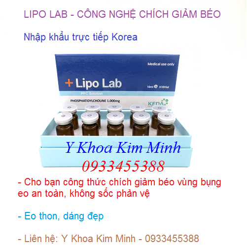 Lipo Lab PPC Solution tiêm giảm mỡ toàn thân Korea