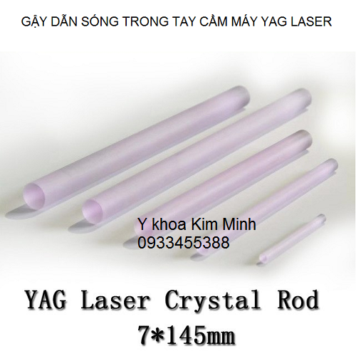 Linh kiện máy laser - gậy dẫn sóng màu tím 7x145mm