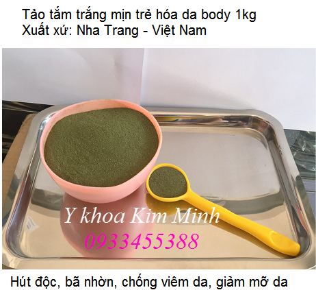 Tảo tắm trắng body 1kg sản xuất Việt Nam