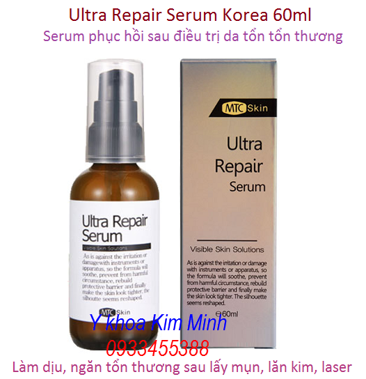 Ultra Repair Serum Hàn Quốc giảm tổn thương da sau điều trị