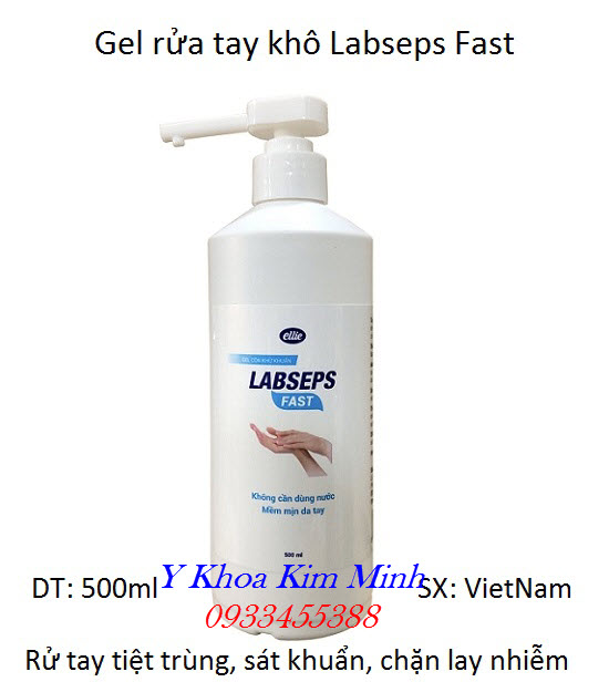 Gel rửa tay khô Labseps Fast 500ml Việt Nam