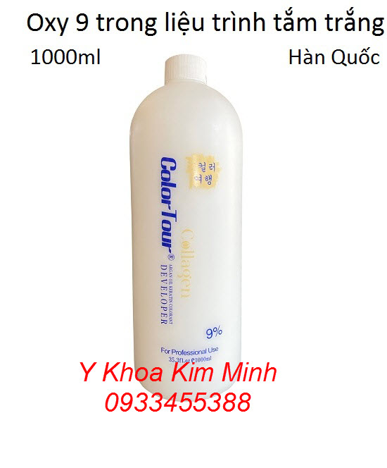 Oxy 9 Hàn Quốc dùng trong liệu trình tắm trắng body
