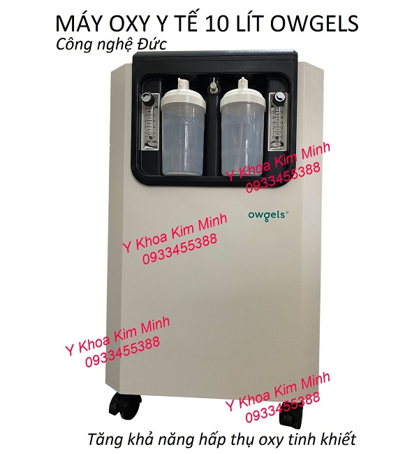 Máy oxy y tế 10 lít OWGELS Đức