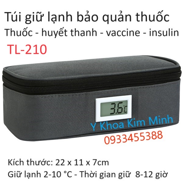 Túi giữ lạnh bảo quản insulin TL-210