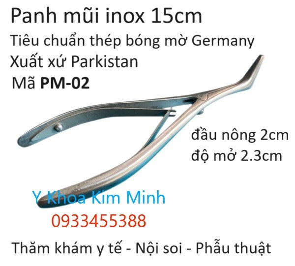 Panh mũi inox 15cm Parkistan trẻ em