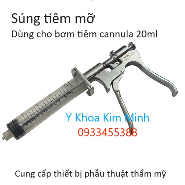 Súng tiêm mỡ 20ml