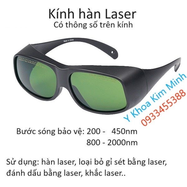 Kính hàn laser YAG 200-450nm 800-2000nm