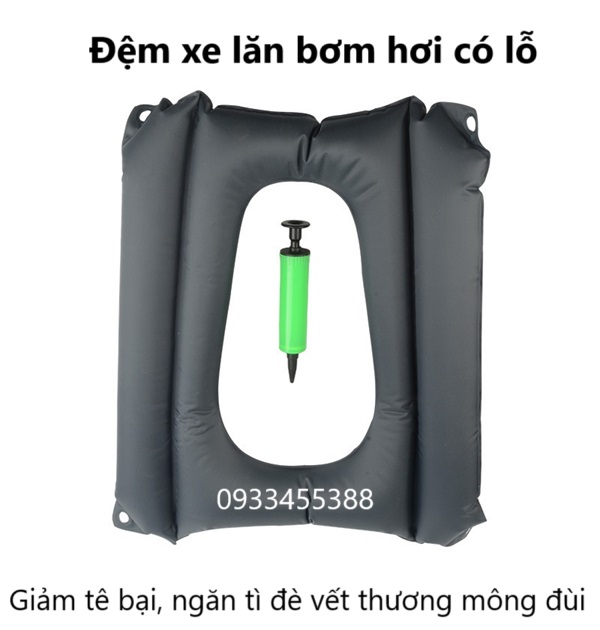 Đệm xe lăn bơm hơi có lỗ