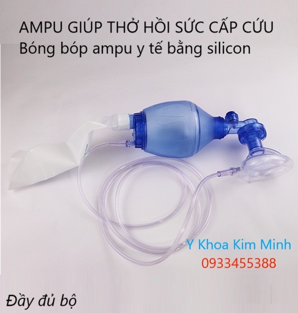 Ampu bóng bóp giúp thở hồi sức cấp cứu