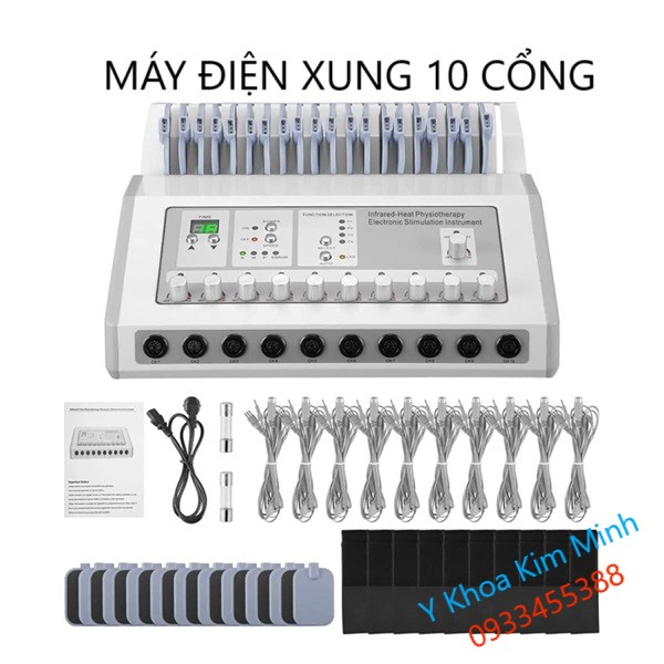 Máy điện xung 10 cổng