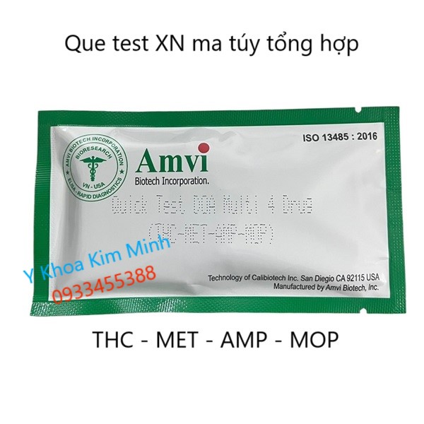 Que test xét nghiệm ma túy tổng hợp Amvi