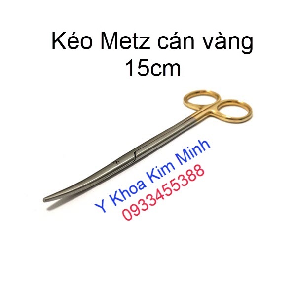 Kéo Metzembaun15cm cán vàng