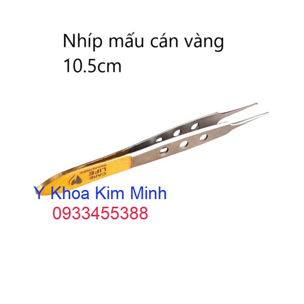 Nhíp mấu 10.5cm cán vàng