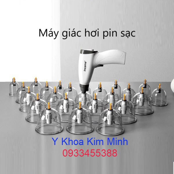 Máy giác hơi pin sạc 24 cốc