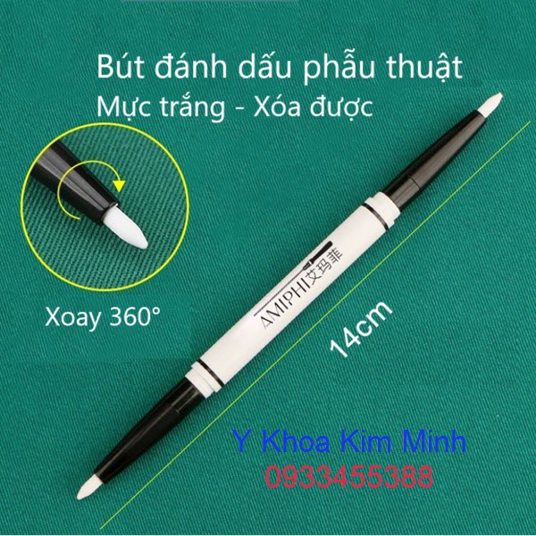 Bút đánh dấu phẫu thuật mực trắng xóa được