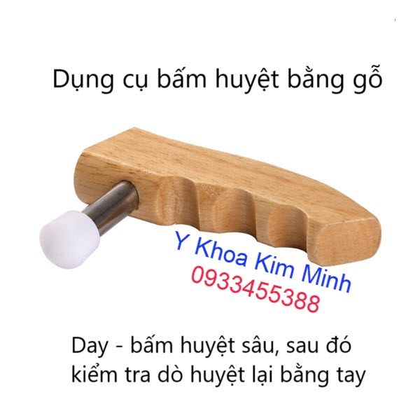 Dụng cụ bấm huyệt bằng gỗ