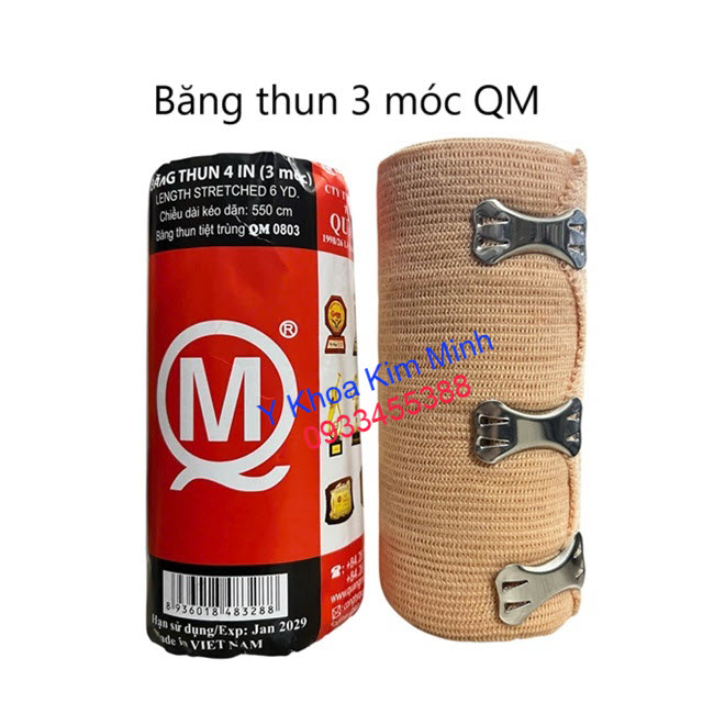Băng thun 3 móc QM