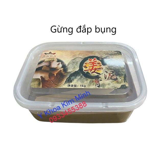 Bùn gừng đắp bụng 1kg