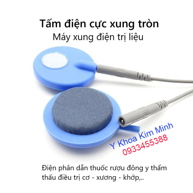 Tấm điện cực xung tròn trị liệu