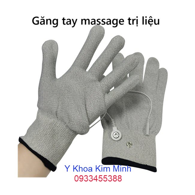 Găng tay massage trị liệu xung điện