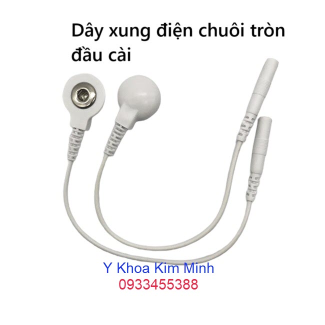 Dây xung điện chuôi tròn đầu cài