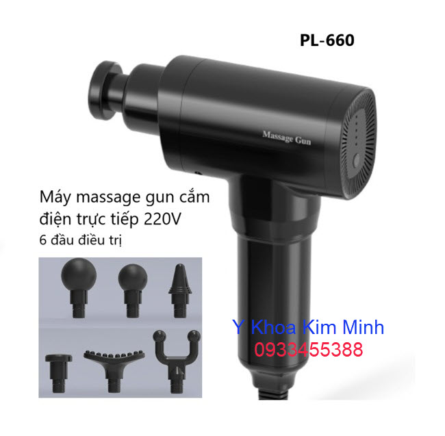 Máy massage gun cắm điện trực tiếp 220V PL660