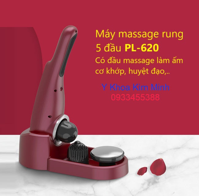 Máy massage 5 đầu PL-622 có chức năng làm ấm