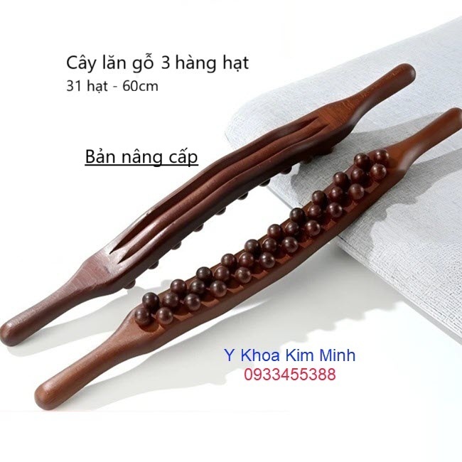 Cây lăn gỗ 3 hàng hạt
