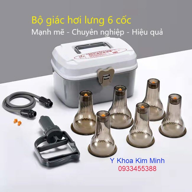 Bộ giác hơi lưng 6 cốc