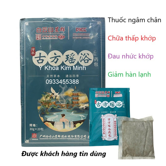 Thuốc ngâm chân giảm đau nhức khớp