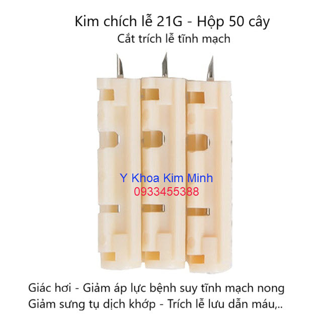 Kim chích lễ 21G hộp 50 cây