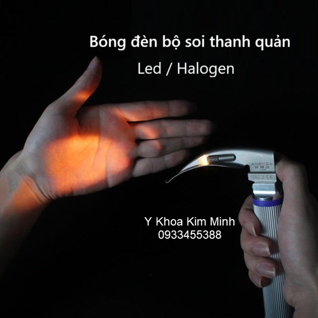 Bóng đèn của bộ soi thanh quản