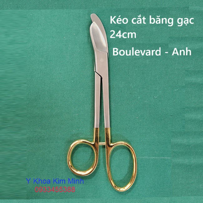 Kéo cắt băng gạc 24cm Boulevard