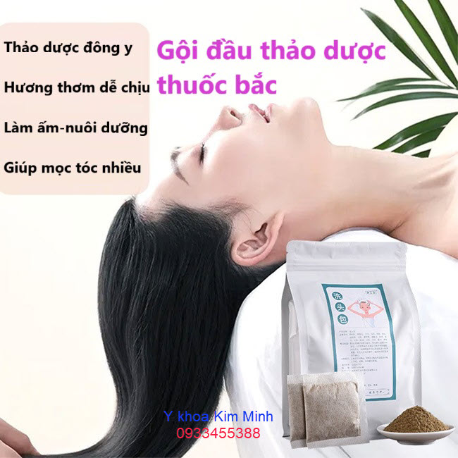 Thảo dược gội đầu thuốc bắc mọc tóc