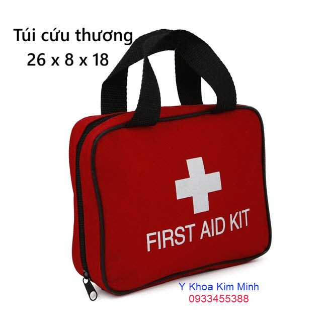Túi cứu thương First Aid Kit màu đỏ