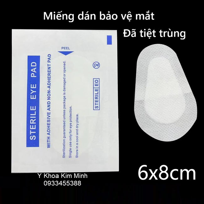 Miếng dán bảo vệ mắt đã tiệt trùng