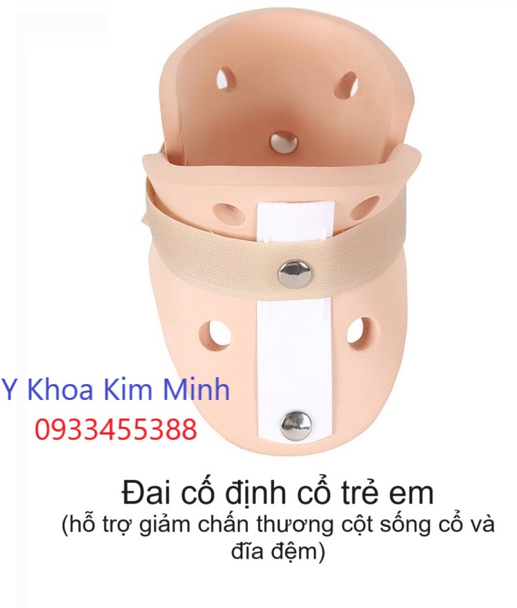 Đai bó cổ cứng trẻ em size S M L bán ở Y Khoa Kim Minh