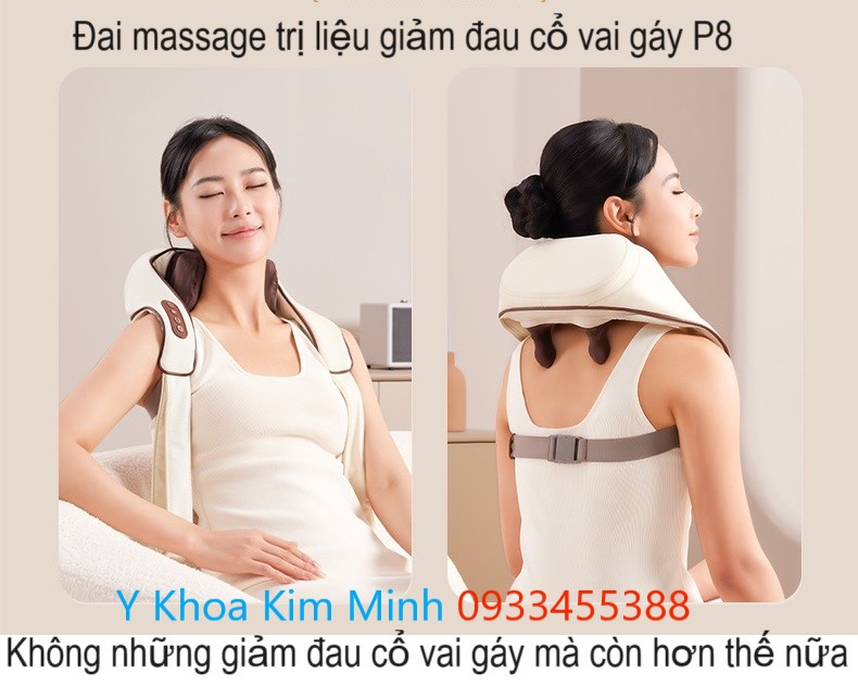 Đai massage cổ vai gáy P-8 bán giá sỉ ở Y Khoa Kim Minh