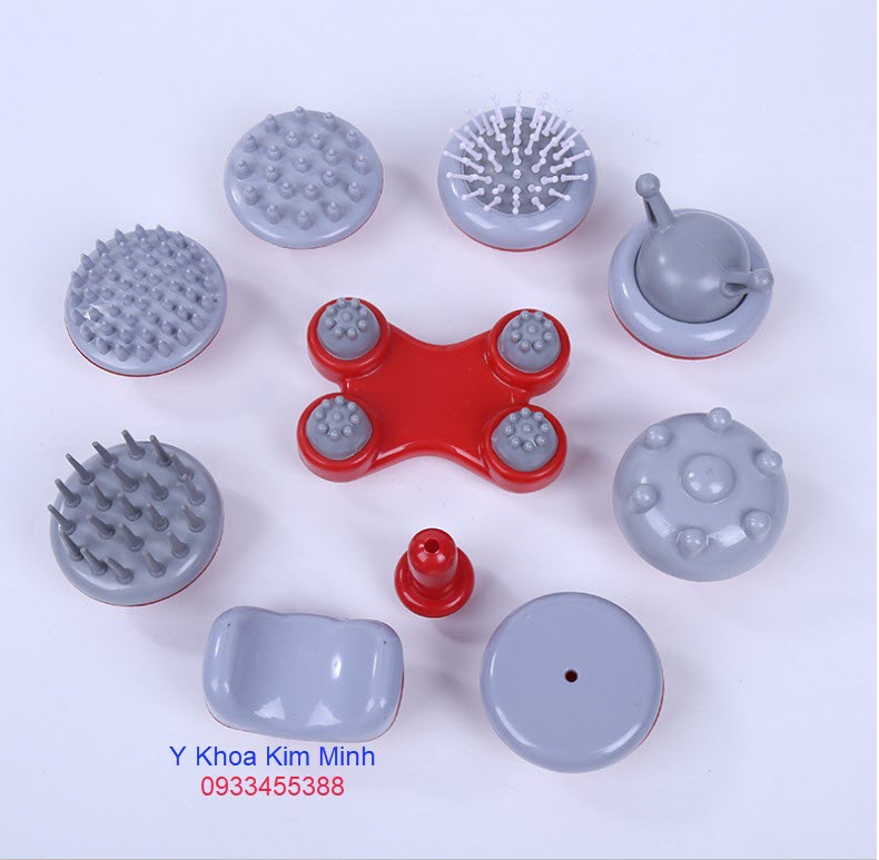 10 đầu điều trị massage của Masager King Blueidea