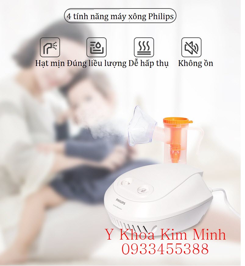 Sử dụng máy xông khí dung Philips cho bé an toàn hơn