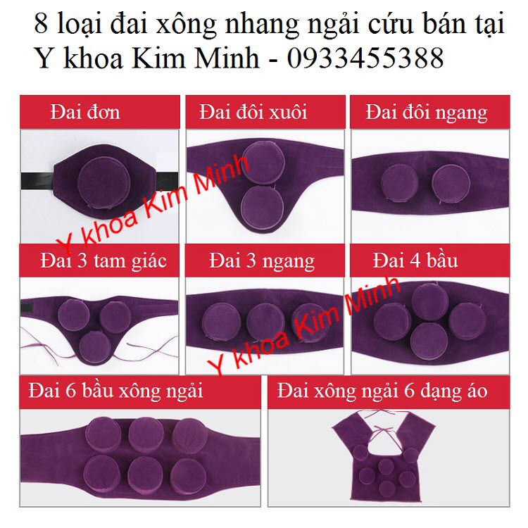 8 Loại đai xông nhang ngải cứu hay dùng chữa bệnh đau cổ vai gáy, phục hồi chức năng - Y khoa Kim Minh
