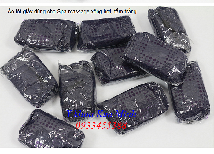 Nơi bán áo lót giấy sử dụng 1 lần cho dịch vụ xông hơi massage, tắm trắng spa - Y khoa Kim Minh