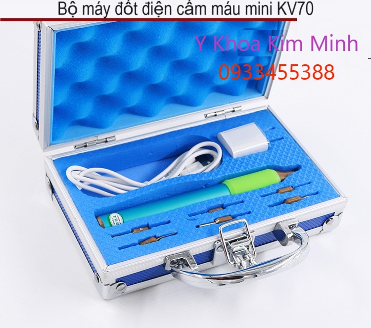 Bộ máy đốt điện cầm máu mini KV70 bán ở Y khoa Kim Minh