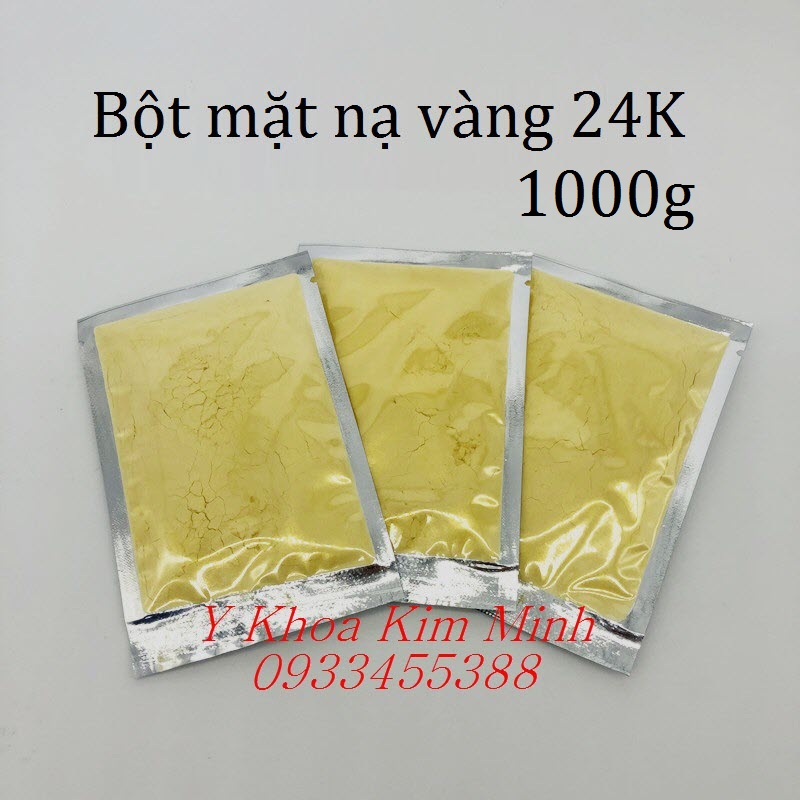 Bột mặt nạ vàng đắp mặt dòng 24K bán ở Y Khoa Kim Minh