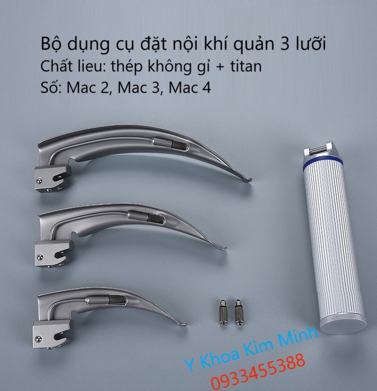 Bộ dụng cụ đặt ống nội khí quản ở Tp.HCM giá sỉ