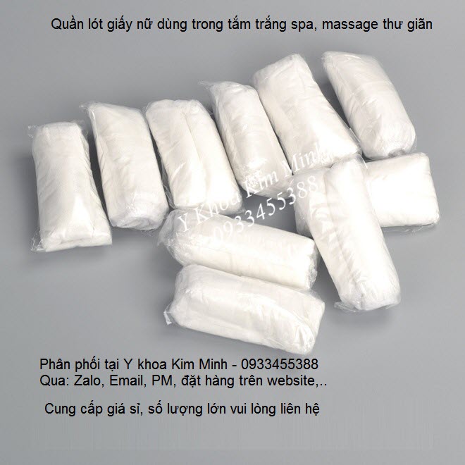 Bán quần lót giấy spa tại Tp Hồ Chí Minh - Y khoa Kim Minh 0933455388