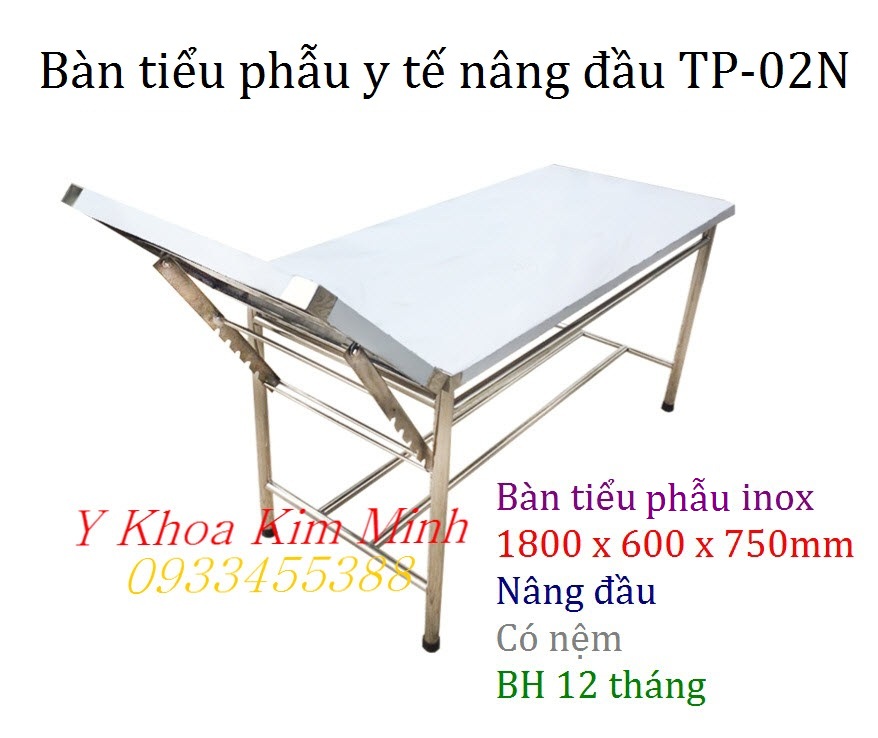 Bàn tiểu phẩu y tế T-02N bán ở Y Khoa Kim Minh