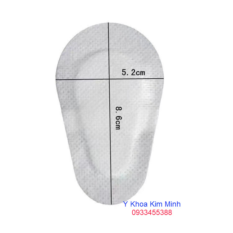 Băng gạc mắt sau phẫu thuật có kích thước 5.2 x 8.6cm
