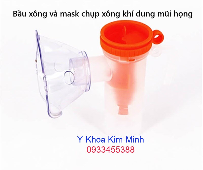 Bầu mask chụp máy xông khí dung trẻ em