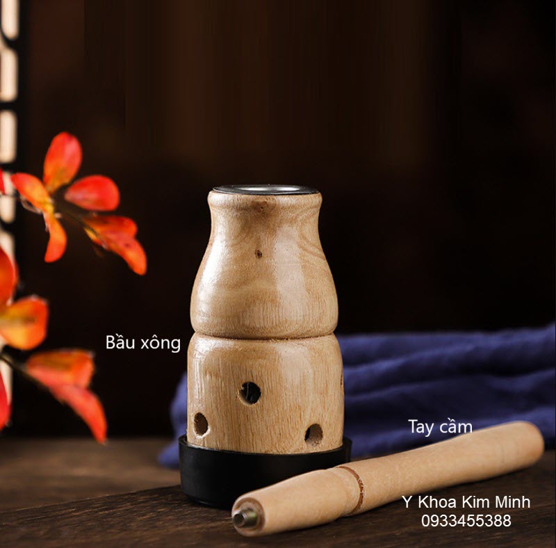 Bầu xông nhang ngải cứu điếu dài